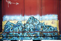 'Pharoah's Folly' Boxcar Graffiti