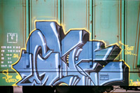 'The Mine's Eye' Boxcar Graffiti